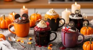 5-Minute Microwave Mug Cakes for Halloween