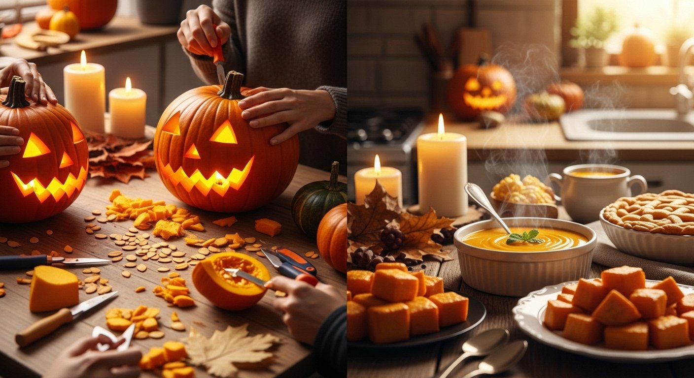 Pumpkin Carving vs Pumpkin Cooking — Which Is Tastier?