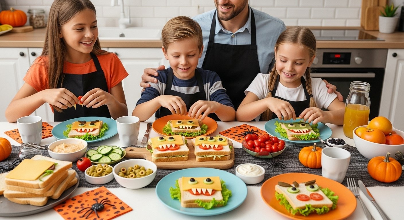 Cooking with Kids: Make-Your-Own Monster Sandwich Station