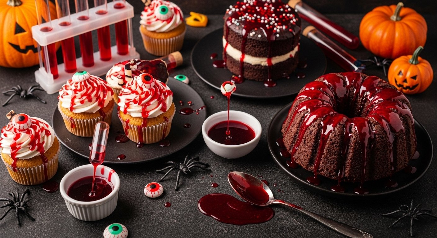 DIY Edible Fake Blood (Safe for Cakes & Drinks!)