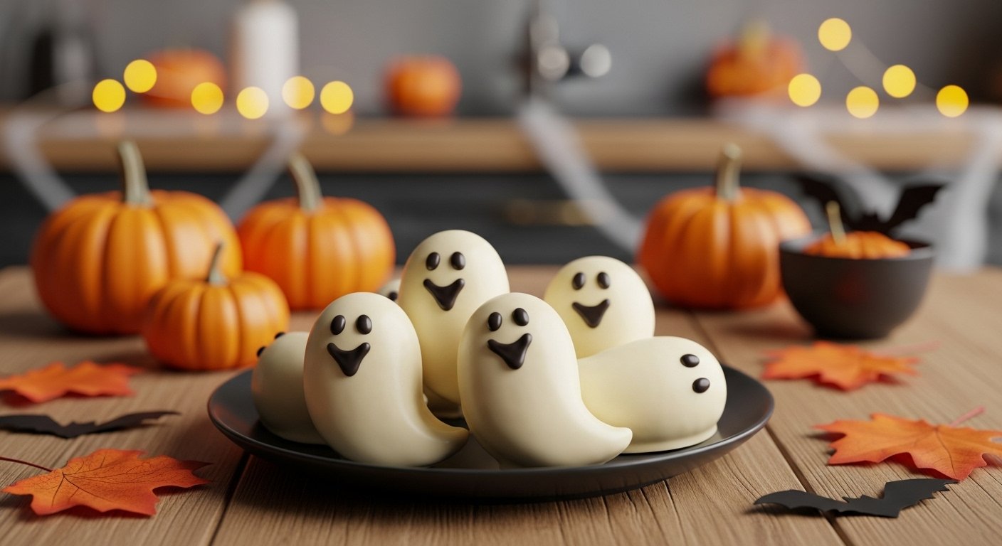 Introduction: Boo-tiful Treats You’ll Love This Halloween! Halloween is creeping up, and that means it’s time to get spooky in the sweetest way possible! If you’re tired of the same old cupcakes and candy corn, Ghost Cakesicles are your new go-to Halloween dessert. They’re cute, a little eerie, and—most importantly—absolutely delicious. These hauntingly adorable treats combine the charm of cake pops with the convenience of ice cream bars. Whether you’re hosting a Halloween party, packing lunchbox surprises, or just want a fun weekend project with the kids, this step-by-step Ghost Cakesicle recipe will help you whip up something truly spooktacular. Let’s grab our aprons and dive right in! 🧁 What Are Ghost Cakesicles? Ghost Cakesicles are basically cake pops with a twist. Instead of shaping cake into small balls on sticks, you press a cake-and-frosting mixture into popsicle molds and coat them with melted white chocolate. The result? A smooth, ghost-shaped shell with a moist, flavorful cake inside. They look fancy, but trust me—they’re surprisingly easy to make at home! 🎃 Ingredients You’ll Need Here’s what you’ll need to make about 8–10 Ghost Cakesicles: For the Cake Filling 1 baked cake (any flavor you love—vanilla, chocolate, or red velvet work great) 2–3 tablespoons frosting (buttercream, cream cheese, or even store-bought) For the Coating & Decoration 2 cups white candy melts or white chocolate chips 1 tablespoon coconut oil or vegetable shortening (optional, for smoother coating) Black candy melts, edible marker, or mini chocolate chips (for ghost faces) Popsicle sticks or cakesicle sticks Silicone cakesicle mold (ghost-shaped or oval) 🧙 Step-by-Step Guide: How to Make Ghost Cakesicles Let’s break it down so even first-time bakers can nail it! Step 1: Bake and Cool Your Cake You can use a homemade cake recipe or even a boxed mix (no judgment here!). Once it’s baked: Let it cool completely. Crumble it up in a large bowl until it looks like fine breadcrumbs. Tip: Use clean hands or a fork—it’s oddly satisfying! Step 2: Mix in the Frosting Add a few spoonfuls of frosting to the crumbled cake. Mix until it reaches a soft, moldable consistency. You want it to hold its shape but not feel sticky or greasy. 💡 Pro tip: Add frosting gradually—a little goes a long way! Step 3: Shape and Chill Press the cake mixture firmly into your silicone mold. Insert the sticks halfway through. Pop the molds in the freezer for about 20–30 minutes to firm up. This step makes coating the cakesicles much easier later. Step 4: Melt the White Chocolate In a microwave-safe bowl: Heat your candy melts or chocolate in 20-second intervals, stirring between each. Add coconut oil if the mixture feels too thick. Once smooth and glossy, you’re ready to coat! Step 5: Coat the Cakesicles You can do this two ways: Method 1 (Classic Dip): Dip the chilled cakesicle directly into the melted chocolate, then gently tap off excess. Method 2 (Shell Mold): Add a layer of melted chocolate into the mold, let it set slightly, press your cake mixture inside, and cover it with more melted chocolate. Chill until firm. Both methods work—Method 2 just gives a cleaner finish! Step 6: Add the Ghostly Faces Now for the fun part! 🎨 Use melted black candy, mini chocolate chips, or an edible marker to draw cute or spooky ghost faces on your cakesicles. You can make them: Smiling and goofy 👻 Sleepy and cute 😴 Scared and surprised 😱 Let your creativity shine! Step 7: Set and Serve Place your finished Ghost Cakesicles on parchment paper and let them set in the fridge for 10–15 minutes. Once firm, they’re ready to serve—or wrap them individually in clear treat bags for gifting. 🕸️ Decoration Ideas to Level Up Your Ghost Cakesicles Want to go beyond the basic white ghosts? Try these fun ideas: Marbled effect: Mix a swirl of gray candy melts into your white coating. Sprinkles & glitter: Add edible shimmer for a magical touch. Bloody twist: Drizzle with red candy melts for a spooky “haunted” vibe. Mini accessories: Top with fondant hats, bows, or candy eyeballs! 🍰 Flavor Variations to Try Ghost Cakesicles don’t have to be plain vanilla! Mix it up with these flavor combos: Cake Flavor Frosting Type Fun Add-Ins Chocolate Peanut Butter Mini Reese’s bits Red Velvet Cream Cheese White chocolate chips Funfetti Vanilla Buttercream Sprinkles Pumpkin Spice Maple Frosting Crushed graham crackers 🧡 Why You’ll Love Making Ghost Cakesicles They’re kid-friendly and great for parties. Perfect for make-ahead desserts (store well in the fridge). Customizable for any Halloween theme. Look fancy but easy enough for beginners! ❄️ Storage Tips Fridge: Store in an airtight container for up to 5 days. Freezer: Freeze for up to 1 month (just thaw in the fridge before serving). Avoid moisture: Don’t store in humid environments or they might sweat. 🙋‍♀️ Frequently Asked Questions (FAQ) 1. Can I make Ghost Cakesicles without a mold? Yes! Just shape the cake mixture by hand into ovals and flatten them slightly before coating. 2. What’s the best chocolate for coating? Candy melts are easiest because they set fast and don’t require tempering, but real white chocolate gives a richer flavor. 3. Can I make these ahead of time? Absolutely! Make them up to a week ahead and keep them refrigerated. 4. How do I fix cracked cakesicles? Simply brush on a little melted chocolate to “patch” the crack—no one will notice once decorated! 5. Can I color the coating? Yes! Use oil-based food coloring (not water-based) to tint the chocolate black, orange, or pastel for fun ghost variations. 🎃 Conclusion: Sweet, Spooky, and Easy Halloween Fun! Ghost Cakesicles are the perfect mix of cute and creepy—a total Halloween win for 2025. They’re fun to make, impossible to resist, and make your dessert table look instantly festive. Whether you’re a seasoned baker or a total newbie, this simple recipe guarantees smiles (and maybe a few playful scares). So grab your mixing bowl, queue up your favorite Halloween playlist, and let’s make this spooky season extra sweet. 👻💀 Ready to bake some ghostly magic? Share your creations online and tag them with #GhostCakesicles2025!