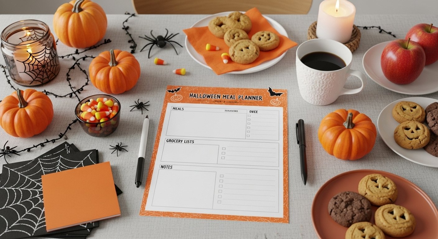 Free Halloween Meal Planner Printable