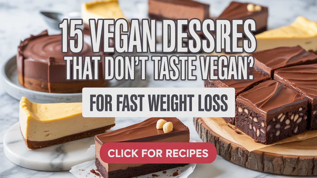 15 Vegan Dessert Recipes That Don’t Taste Vegan