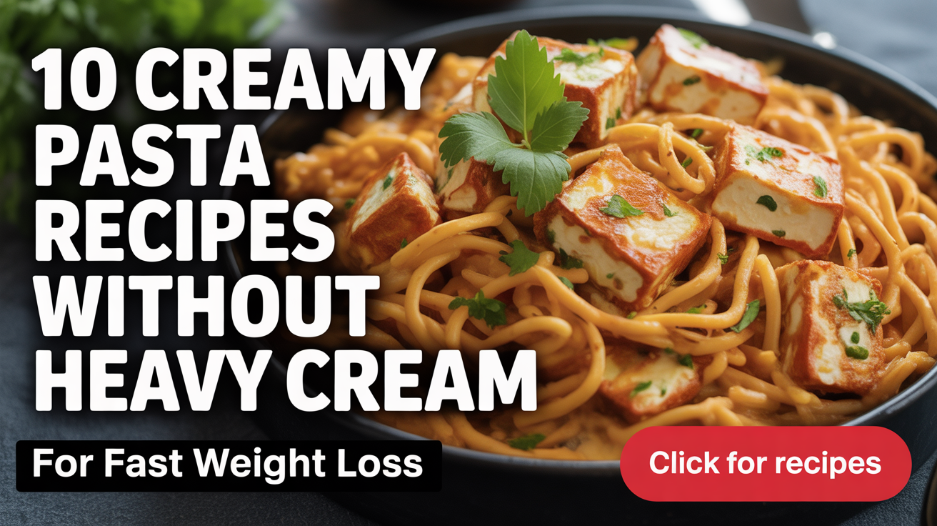 10 Creamy Pasta Recipes Without Heavy Cream
