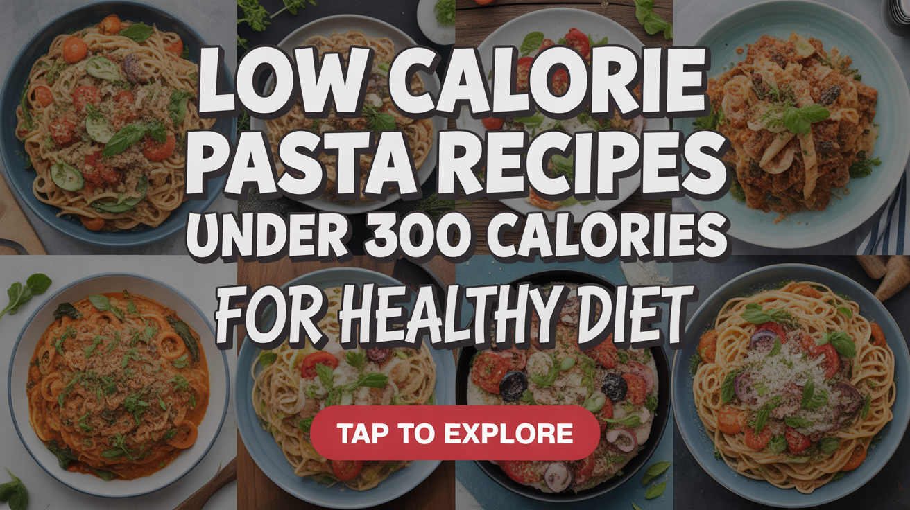 Low Calorie Pasta Recipes Under 300 Calories