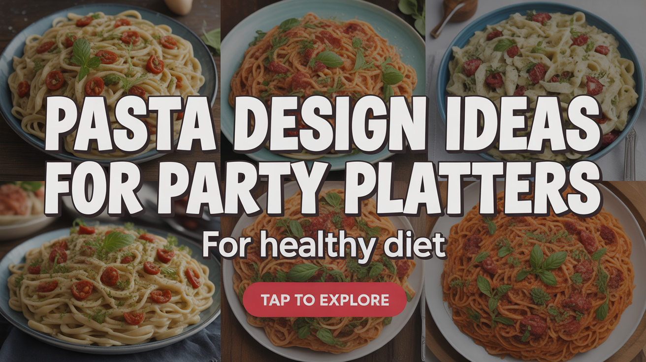 Pasta Design Ideas for Party Platters